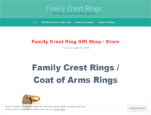 Tablet Screenshot of familycrestrings.com